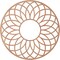 Ekena Millwork Cannes Wood Fretwork Pierced Ceiling Medallion, Cherry, 20"OD x 6 7/8"ID x 3/8"T CMWP20X20X0375CNCH - alternate 2